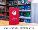 Small photo of Setif, Algeria - October 01, 2023: Close up Lang Leav's Love and Misadventure book in the bookshop.