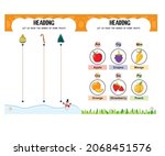 beautiful children book layout... | Shutterstock .eps vector #2068451576