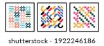 big set of abstract backgrounds.... | Shutterstock .eps vector #1922246186