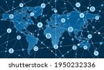 vector image. blockchain and... | Shutterstock .eps vector #1950232336