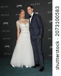 Small photo of Paris Hilton and Carter Reum at the 10th Annual LACMA ART+FILM GALA Presented By Gucci held at the LACMA in Los Angeles, USA on November 6, 2021.