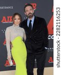 Small photo of Jennifer Lopez and Ben Affleck at the Amazon Studios' World premiere of 'AIR' held at the Regency Village Theatre in Westwood, USA on March 27, 2023.