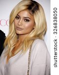 Small photo of Kylie Jenner at the Cosmopolitan's 50th Birthday Celebration held at the Ysabel in West Hollywood, USA on October 12, 2015.