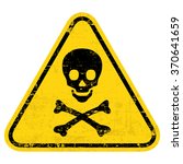 poison warning sign  label.... | Shutterstock .eps vector #370641659
