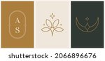 mystic linear set template logo ... | Shutterstock .eps vector #2066896676