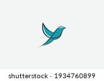 flying wings bird logo abstract ... | Shutterstock .eps vector #1934760899