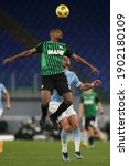 Small photo of ROME, Italy - 24.01.2021: MARLON (SASSUOLO) in action during the Italian Serie A 2020-2021 soccer match between SS LAZIO vs SASSUOLO , at Olympic stadium in Rome.