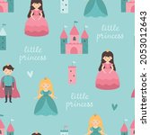 Seamless Baby Pattern With A...