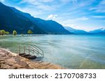 Panoramic View Of Lake Annecy...