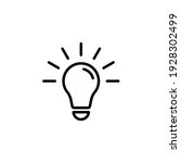 light bulb icon. ideas icon... | Shutterstock .eps vector #1928302499