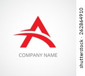 letter a logo | Shutterstock .eps vector #262864910