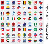 collection of flag button... | Shutterstock .eps vector #320177663