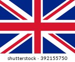 united kingdom flag  british... | Shutterstock .eps vector #392155750