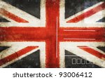 England Flag On Old Postcard ...