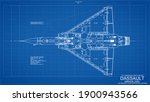 Dassault Mirage 2000 Aircraft Drawing (Blueprint)