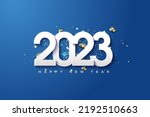 New Year 2023 With White...