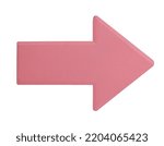 Pink arrow direction sign...