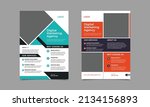 corporate business flyer ... | Shutterstock .eps vector #2134156893
