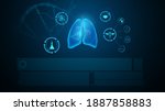 medical health care lung... | Shutterstock .eps vector #1887858883