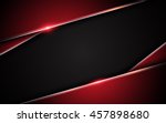 abstract metallic red black... | Shutterstock .eps vector #457898680