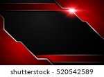 abstract metallic red black... | Shutterstock .eps vector #520542589