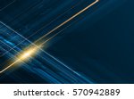 hi speed line rectangle flare... | Shutterstock .eps vector #570942889