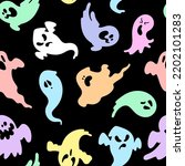 A Pattern Of Ghosts. Halloween...