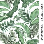 jungle vector pattern with... | Shutterstock .eps vector #1560382556
