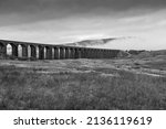 The ribblehead viaduct spanning ...
