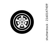 studded wheel black line icon.... | Shutterstock .eps vector #2160147409
