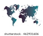 world map | Shutterstock .eps vector #462931606