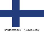 finland flag | Shutterstock .eps vector #463363259