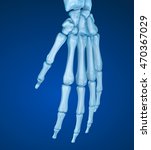 human wrist anatomy. medically... | Shutterstock . vector #470367029