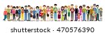 big banner of people. adults... | Shutterstock .eps vector #470576390