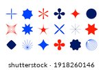 minimal star shapes. set of... | Shutterstock .eps vector #1918260146