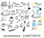 illustrations of black and... | Shutterstock .eps vector #2140775473