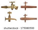 Different Tap Wood And Brass