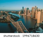 Sunrise Aerial Shot Of Brisbane ...