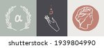 collection of vector logos with ... | Shutterstock .eps vector #1939804990