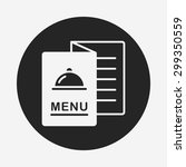 menu icon | Shutterstock .eps vector #299350559