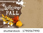 Welcome Fall Hand Drawn...