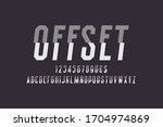 Offset Artistic Display Font....