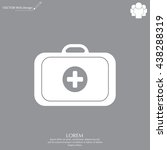 medical icon case | Shutterstock .eps vector #438288319