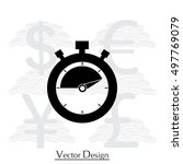 timer icon. stopwatch | Shutterstock .eps vector #497769079