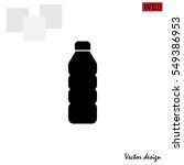 plastic bottle icon  | Shutterstock .eps vector #549386953
