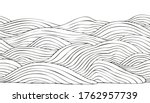 ocean waves horizontal seamless ... | Shutterstock .eps vector #1762957739