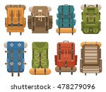 Colorful Camping Backpack Set...