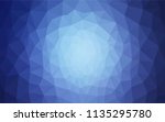 light blue vector polygon... | Shutterstock .eps vector #1135295780
