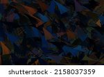 dark blue  yellow vector... | Shutterstock .eps vector #2158037359