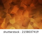 dark orange vector pattern with ... | Shutterstock .eps vector #2158037419